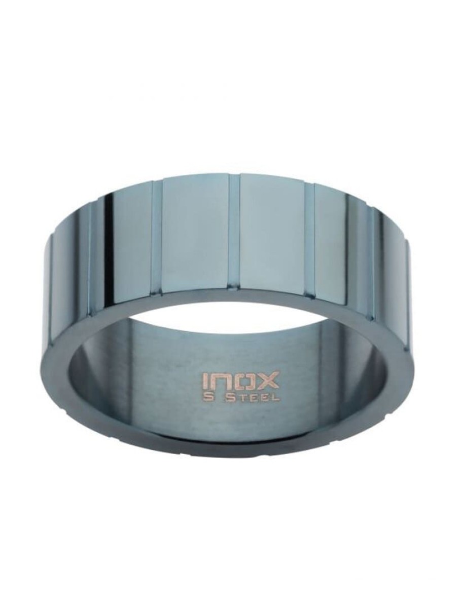 Clearance Inox Ridged Compact Inox Sormus - Sininen