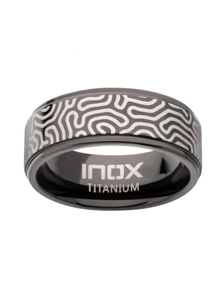 New Inox Brain Coral Inox Sormus - Hopea/Musta