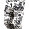 New Brandit Brandit Pure Slim Fit Housut - Valkoinen/Camo