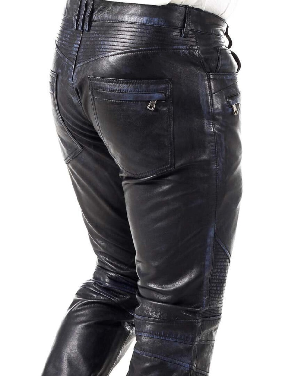 Hot RockDenim Rd Lavello Nahkahousut - Dirty Blue