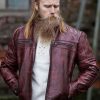 Clearance Rockdenim Rd Iron Fury Nahkatakki - Punainen