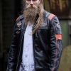 New Rockdenim Rd Premium Rider Nahkatakki - Musta/Oranssi