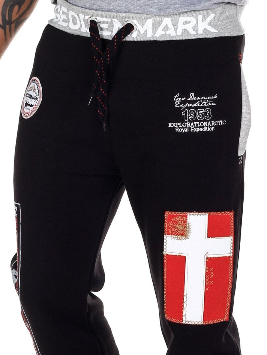 Hot Geographical Norway Geo Denmark Collegehousut - Musta