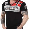 Hot Geographical Norway Jidney Geo Norway T-Paita - Musta