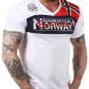 New Geographical Norway Jidney Geo Norway T-Paita - Valkoinen