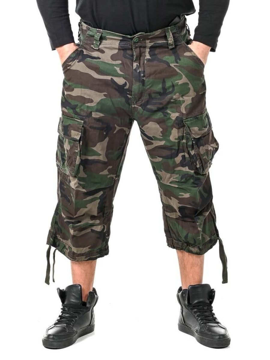 Online Brandit Urban Legend 3/4 Shortsit - Camo