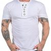 New Rockdenim Rd Button T-Paita - Valkoinen