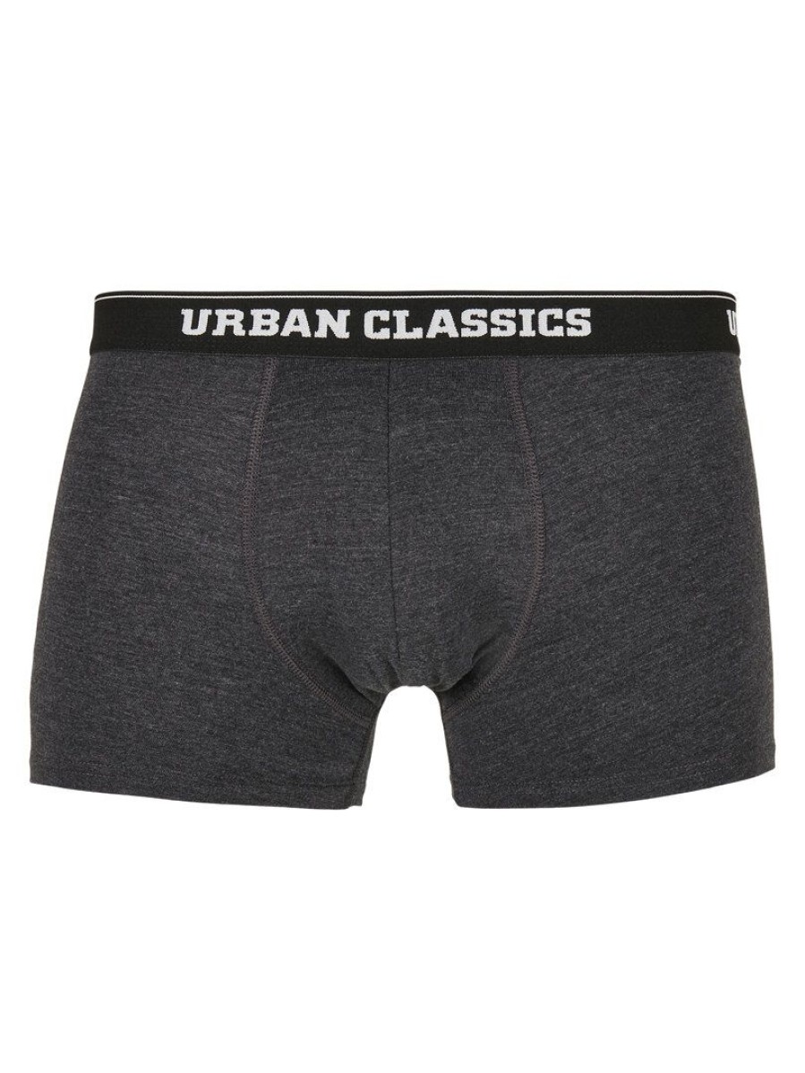 Hot Urban Classics 5-Pack Urban Classics Organic Bokserit - Musta/Viininpunainen/Vihrea