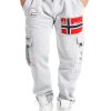 Hot Geographical Norway Geo Norway Cargo Collegehousut - Vaaleanharmaa