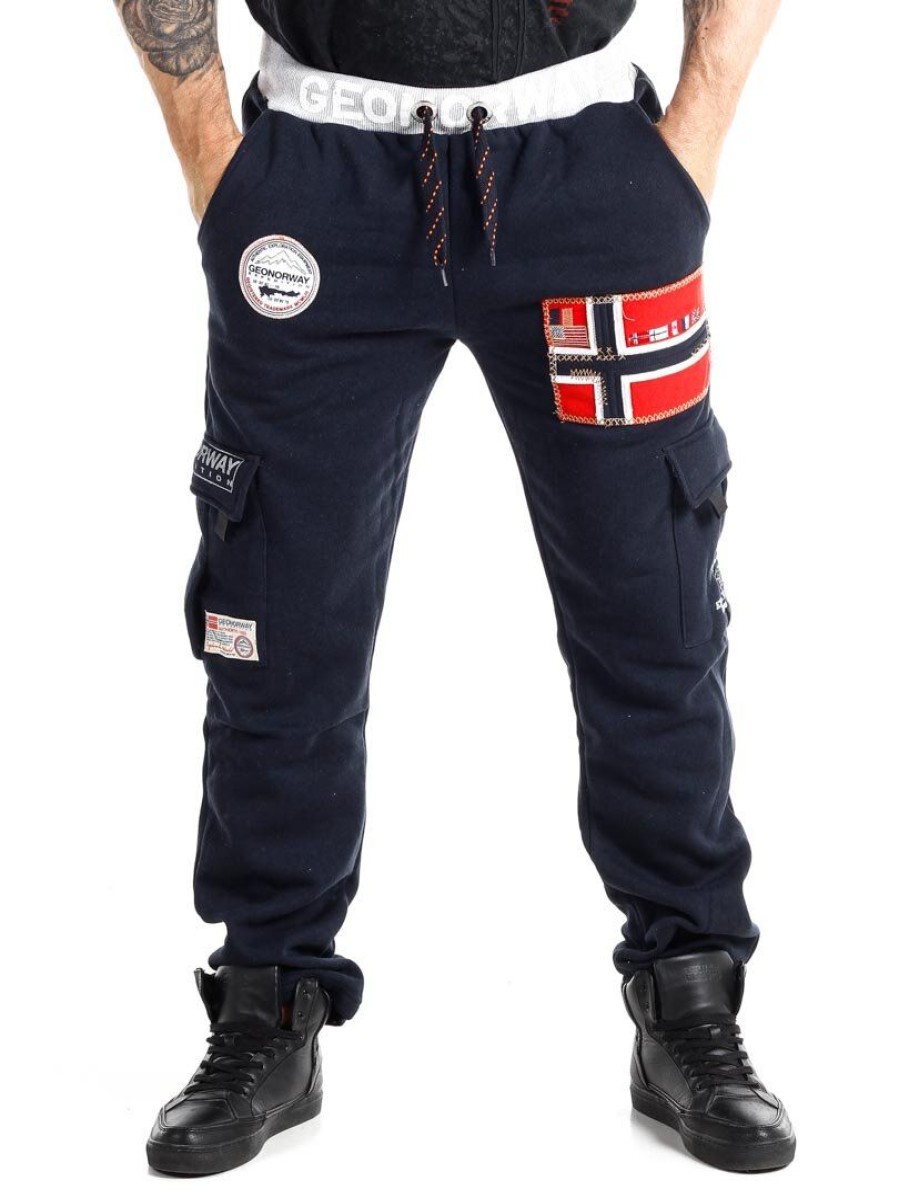 Wholesale Geographical Norway Geo Norway Cargo Collegehousut - Tummansininen