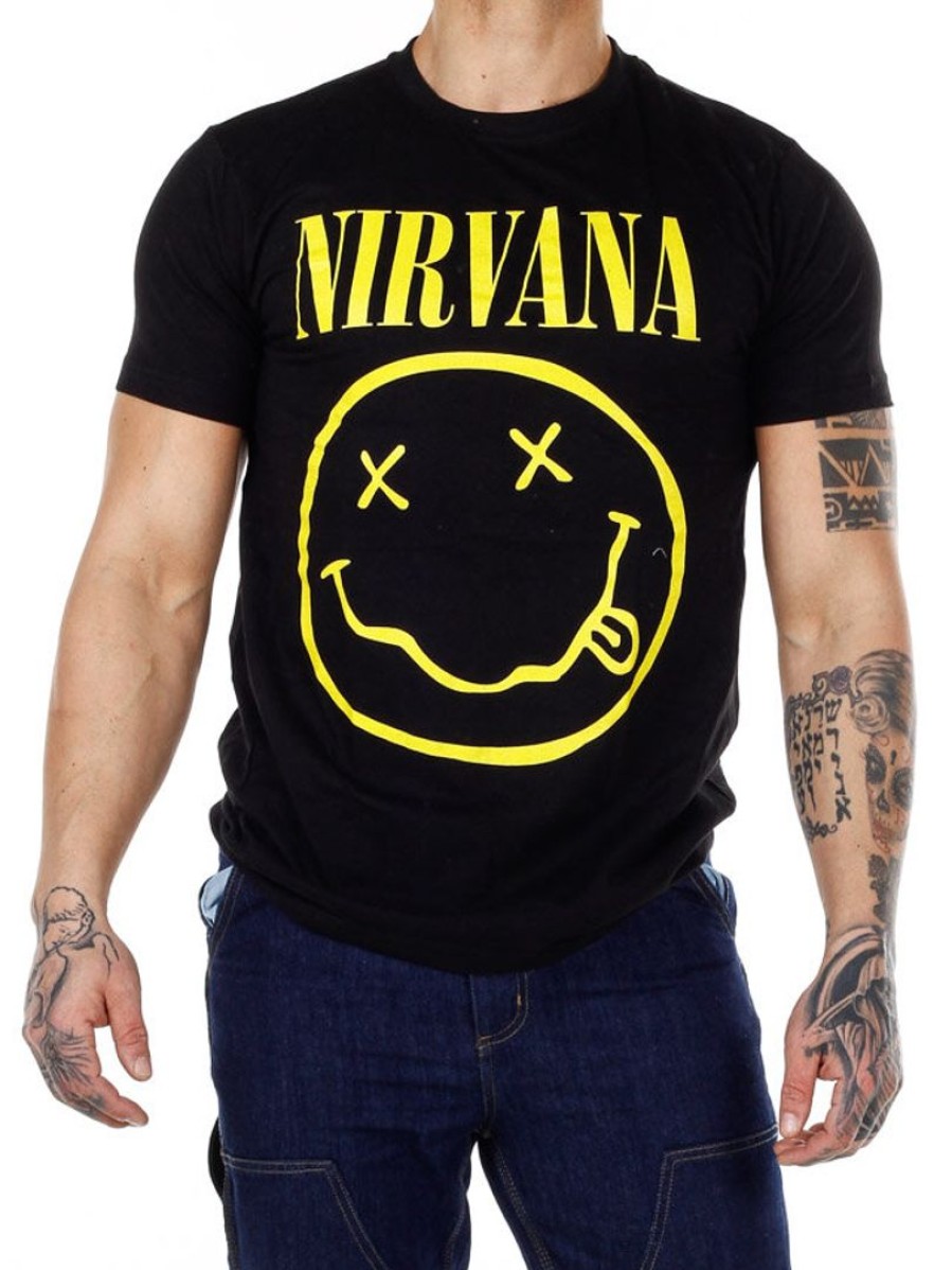 Clearance Urban Classics Nirvana Lithium T-Paita - Musta