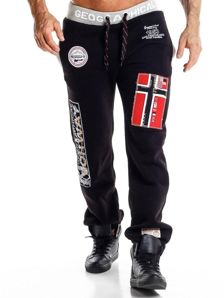 Best Geographical Norway Geo Norway Collegehousut - Musta