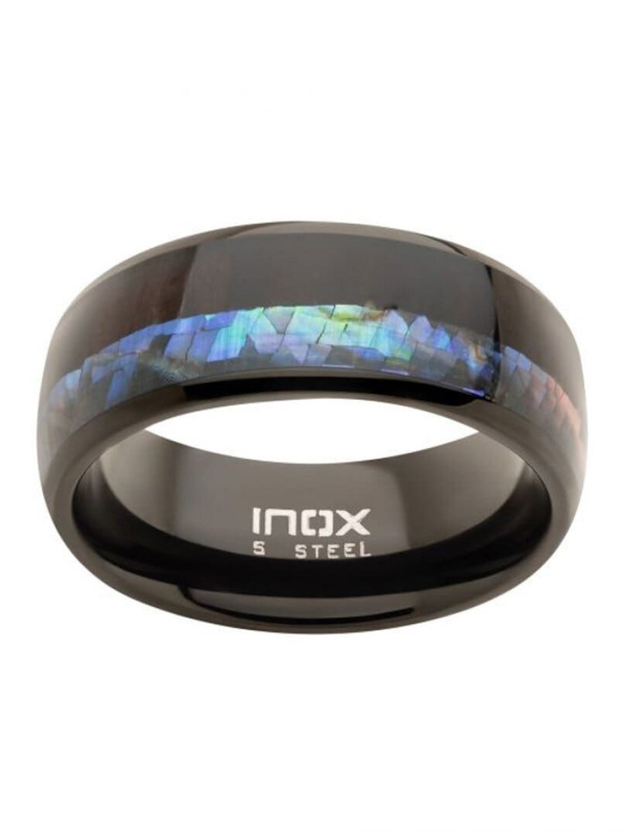 Hot Inox Abalone Shell Inox Sormus - Musta