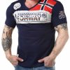 Hot Geographical Norway Jidney Geo Norway T-Paita - Tummansininen