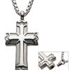 Wholesale Inox Gothic Cross Inox Kaulakoru - Hopea