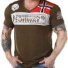 Best Geographical Norway Jidney Geo Norway T-Paita - Khaki