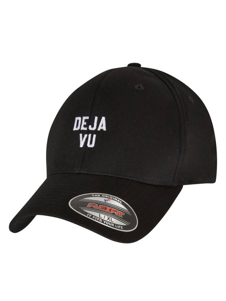 Wholesale Urban Classics Deja Vu Flexfit Lippis - Musta