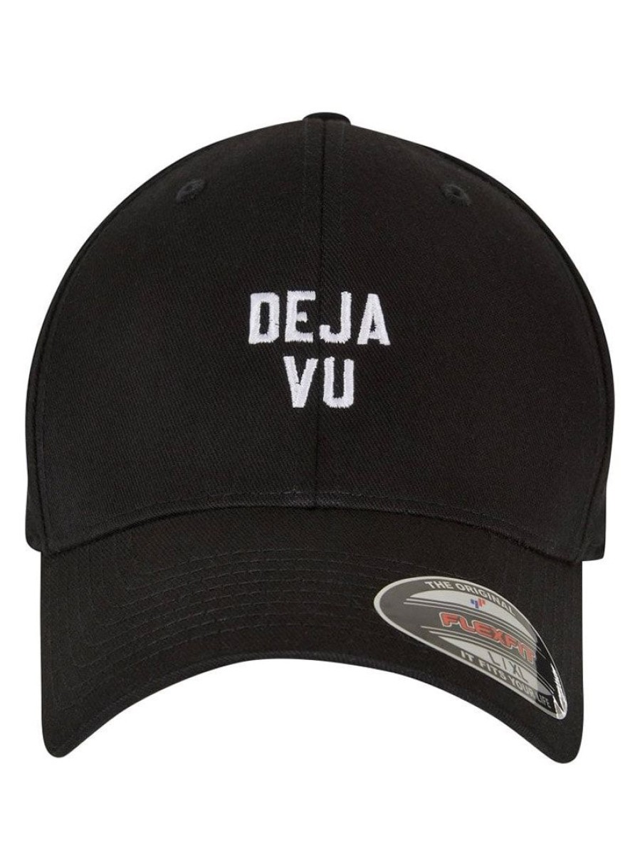 Wholesale Urban Classics Deja Vu Flexfit Lippis - Musta