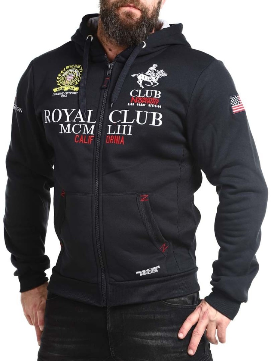 Best Geographical Norway Royal Club Huppari - Tummansininen