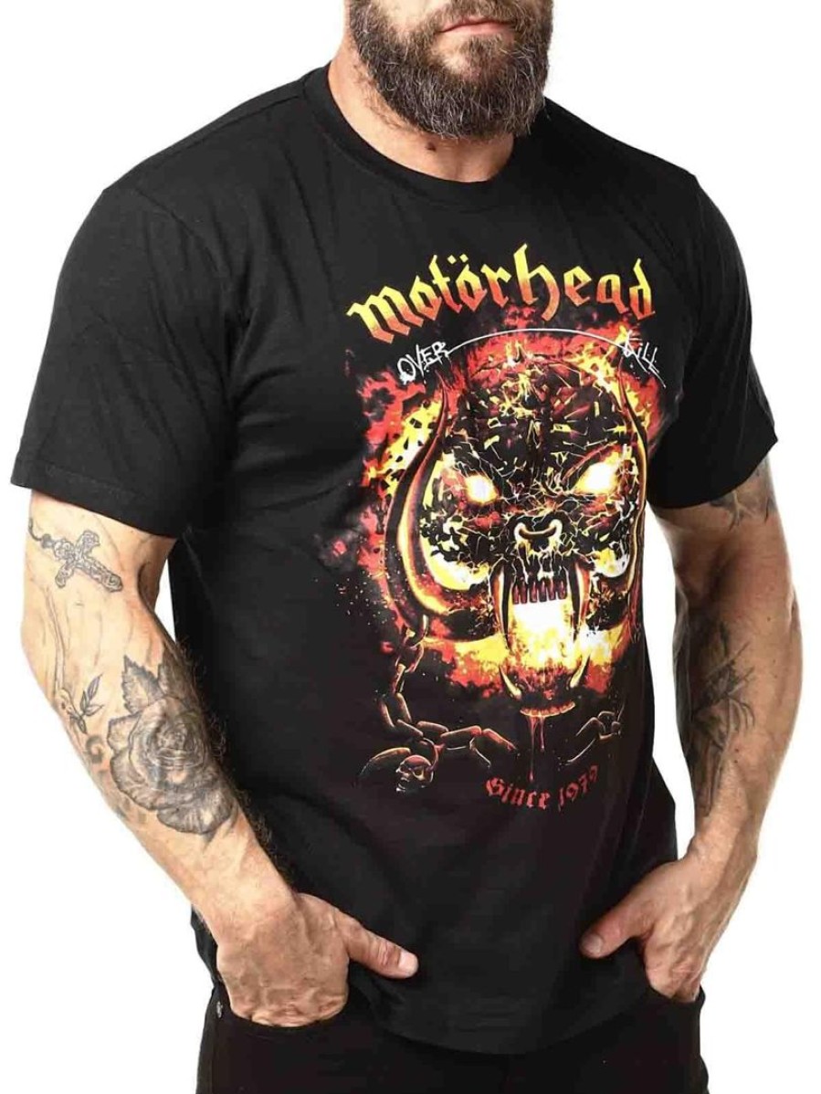 Wholesale Brandit Motorhead Overkill Brandit T-Paita - Musta