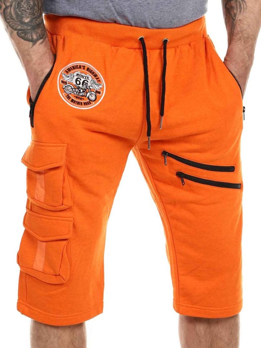 Clearance RockDenim Rd Route 66 Shortsit - Oranssi