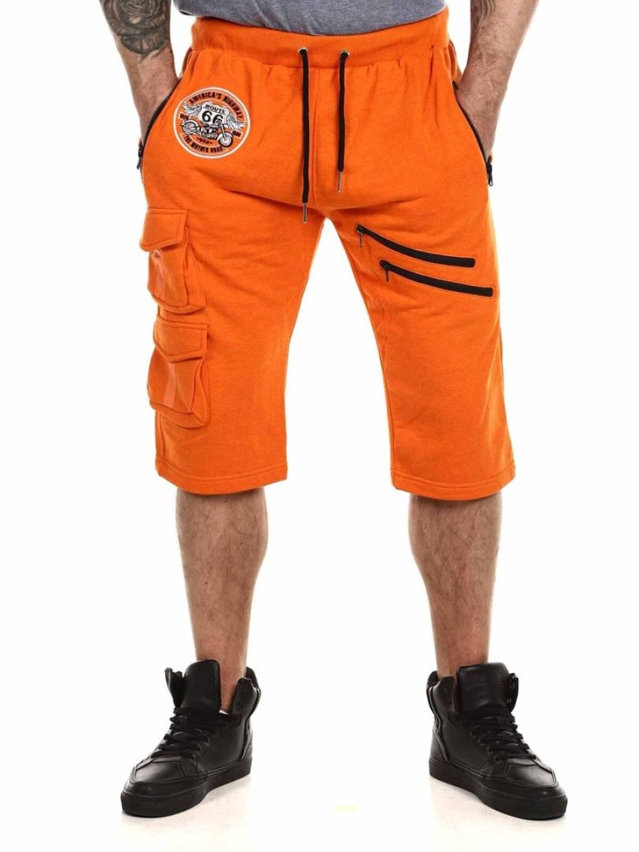 Clearance RockDenim Rd Route 66 Shortsit - Oranssi