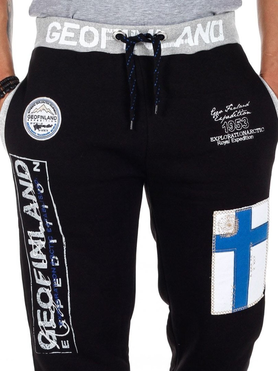 Hot Geographical Norway Geo Finland Collegehousut - Musta