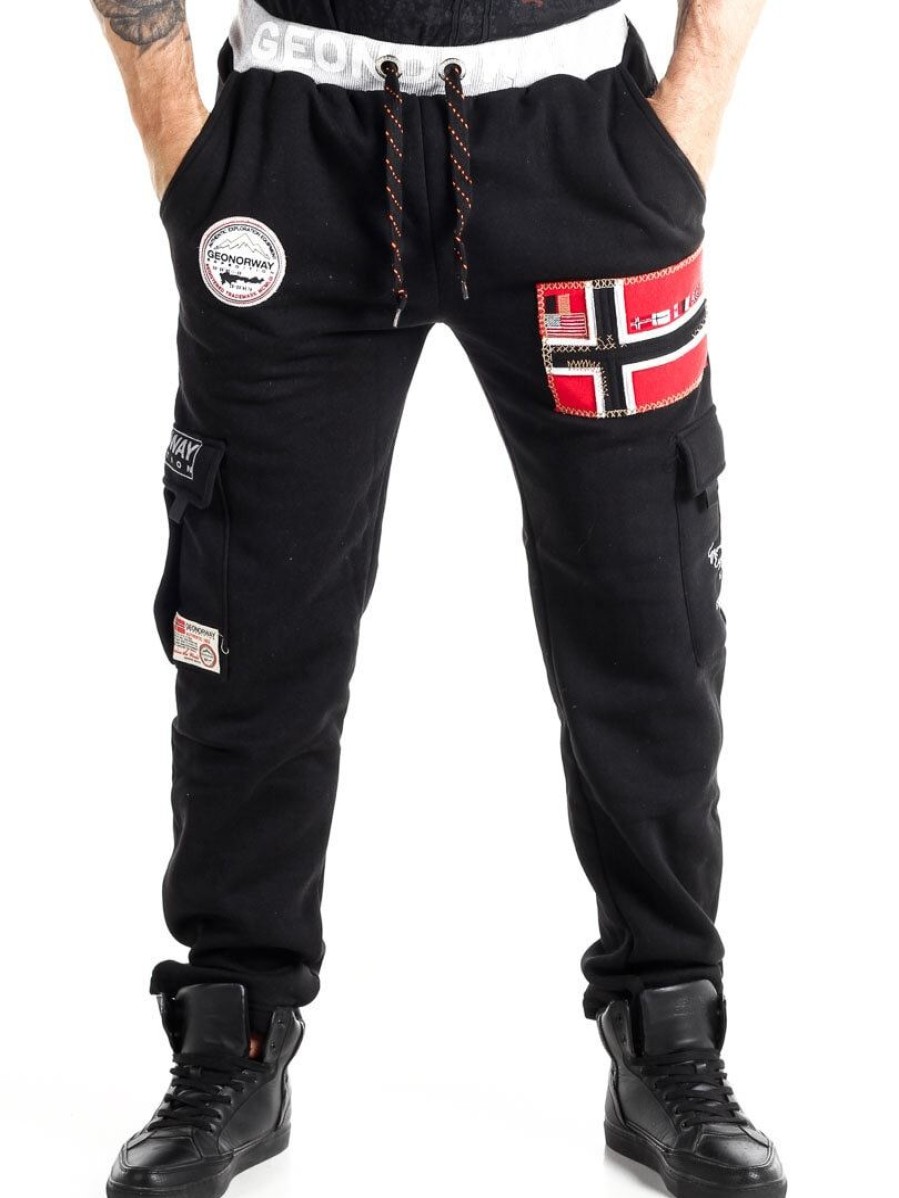 Wholesale Geographical Norway Geo Norway Cargo Collegehousut - Musta