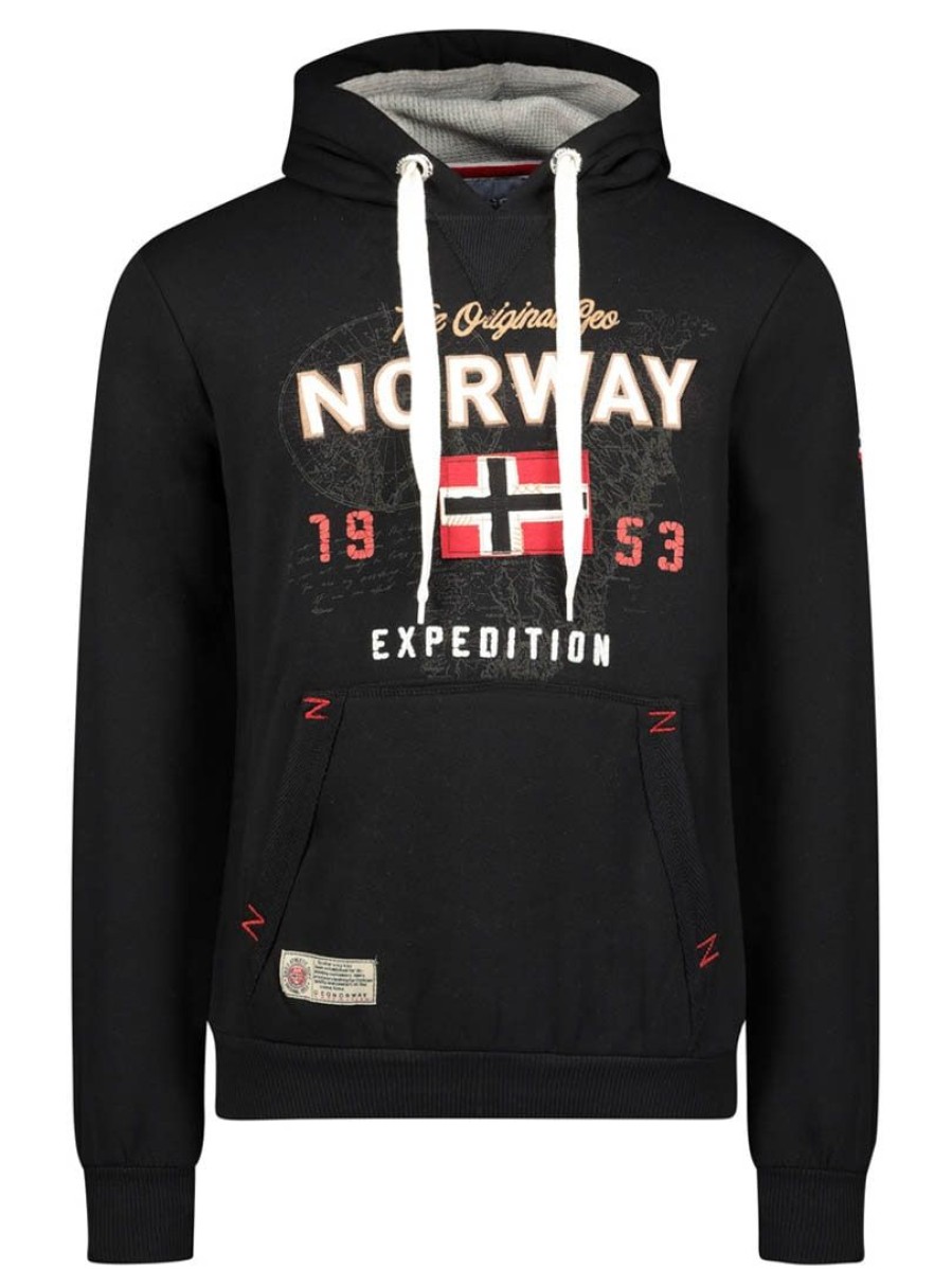 Wholesale Geographical Norway Guitre Geo Norway Huppari - Musta