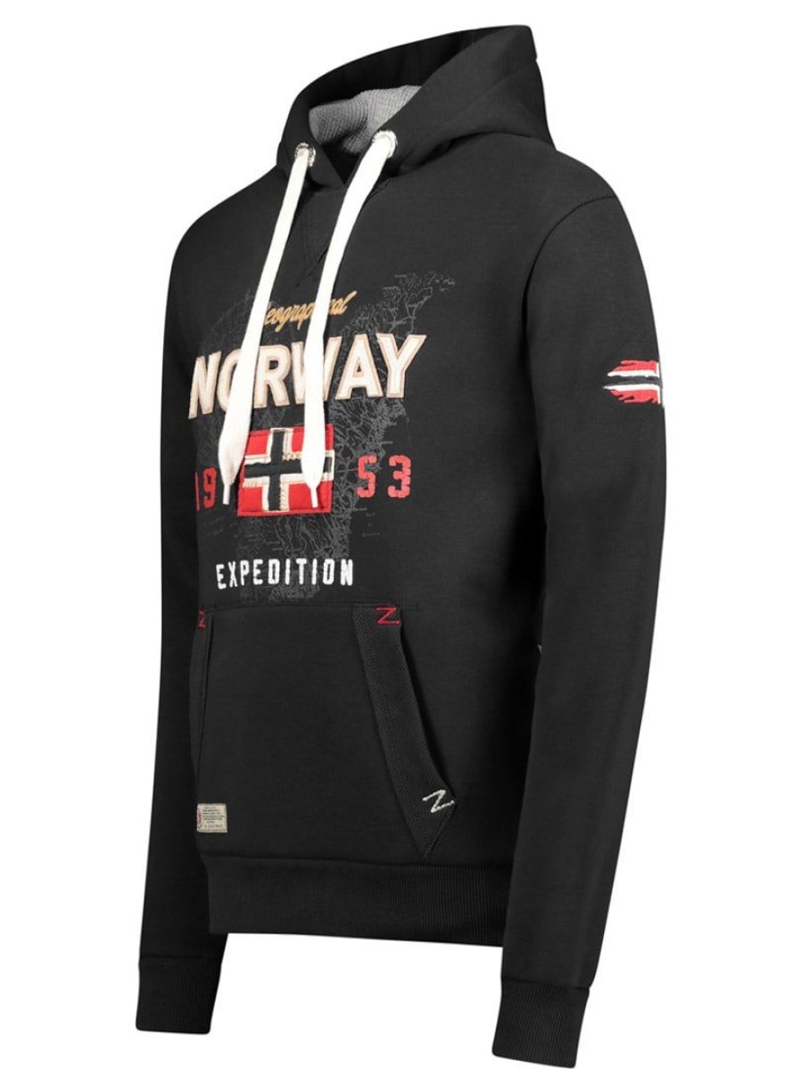 Wholesale Geographical Norway Guitre Geo Norway Huppari - Musta